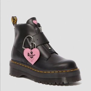 Dr. Martens x Lazy Oaf Heart Buckle Boot - Size 9